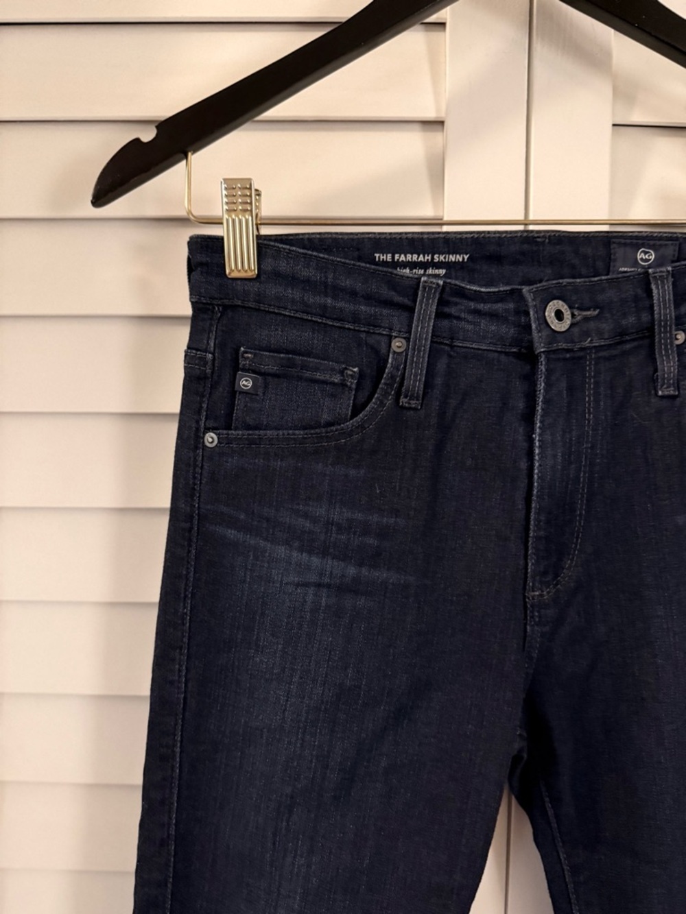 AG Adriano Goldschmied The Farrah Skinny High Rise Skinny in Brooke Wash Sz 26 - Picture 5 of 12